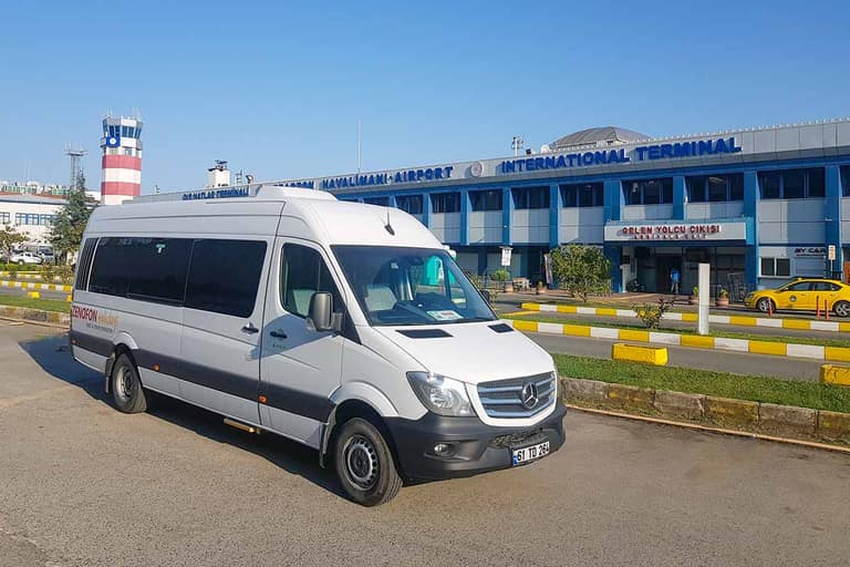 Trabzon Havalimanı: Merkezi Otellere Paylaşımlı Transfer