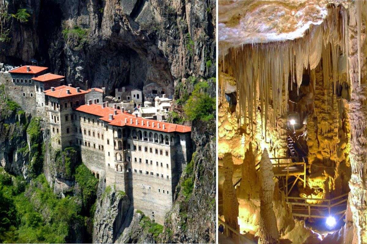 Sumela Monastery, Hamsiköy Village and Karaca Cave Tour